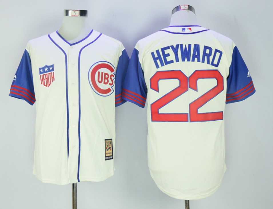 Cubs 22 Jason Heyward Cream Cooperstown Collection Baseball Jerseys